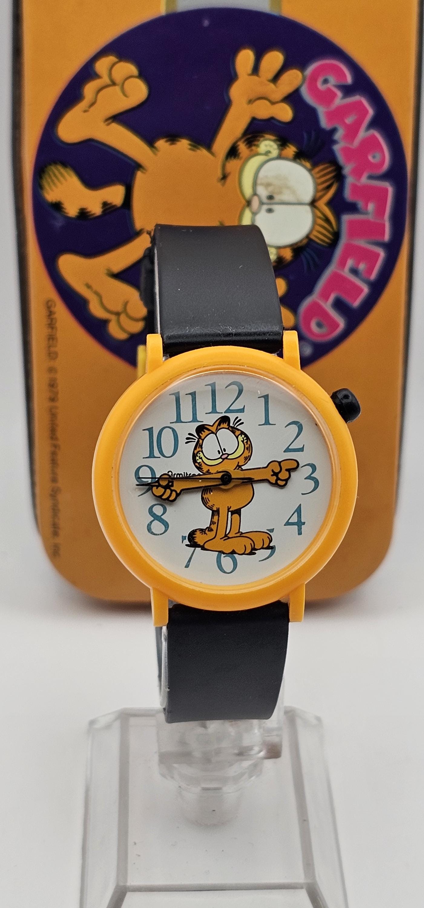 【希少】ガーフィールド★Armitron 時計 新ベルト 新電池 ヴィンテージ Garfield Armitron Watch - Etsy