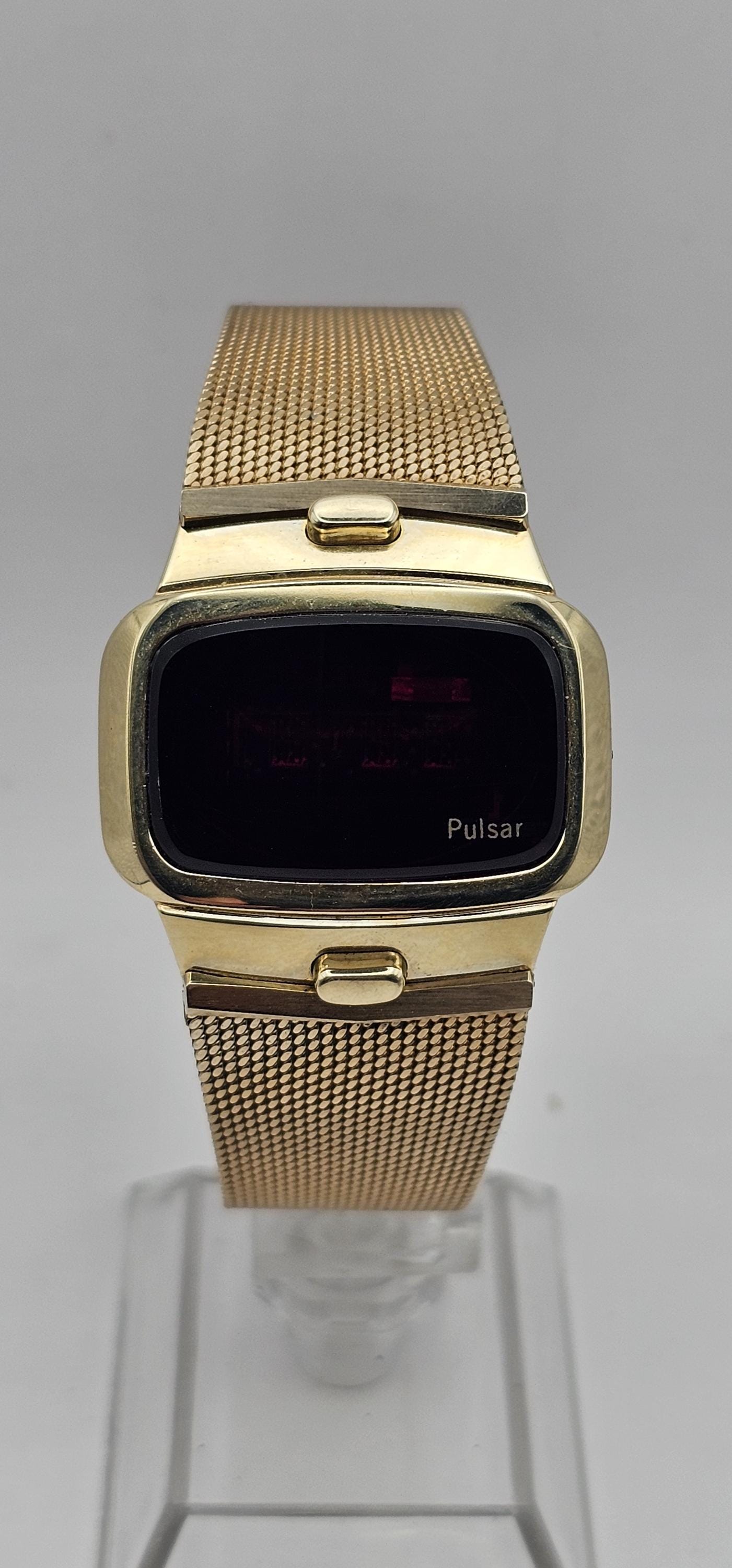 Buy 1970s Red Led Watch Online In India - Etsy India