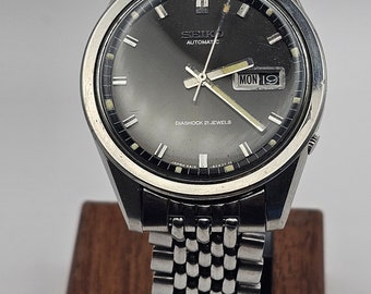 希少　美品稼働 ビンテージ時計6619-8230 Vintage and Rare Seiko 5 JDM Sportmatic Diashock 21 Jewels 6619