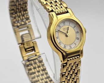 Beautiful Vintage Ladies Seiko Watch, Gold Tone Roman  display picture 3