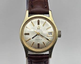 Vintage 1990 Exc+5 Seiko Dolce 9530-5020 Roman Two-tone Tank
