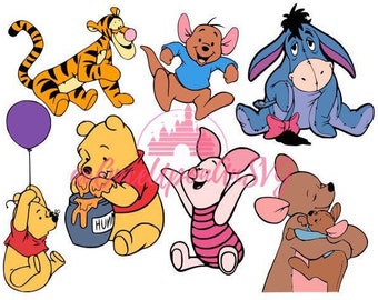 Pooh Svg Etsy