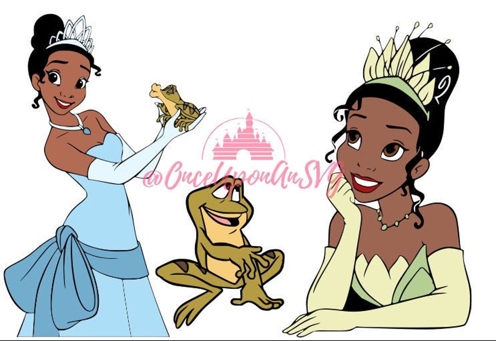 Princess and the Frog SVG Tiana Naveen SVG Disney SVG Frog - Etsy UK