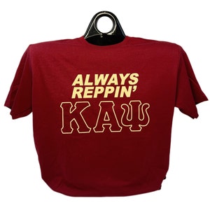 Always Reppin Kappa Alpha Psi Fraternity T-shirt Crimson| Founders Day - Kappaversary | Great Gift For Him