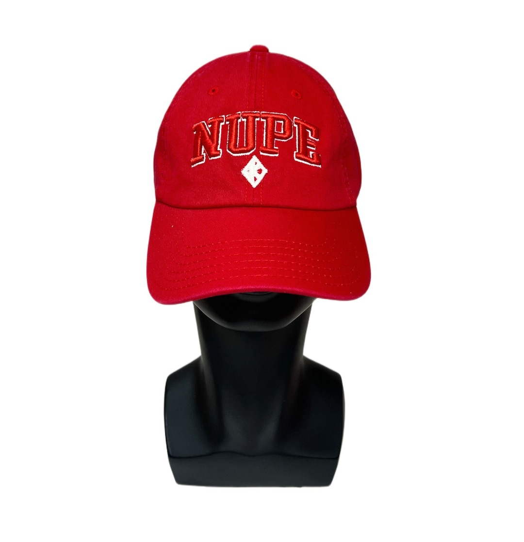 NUPE K Diamond Cap 6 Panel Low Profile Kappa Fraternity Cap adjustable