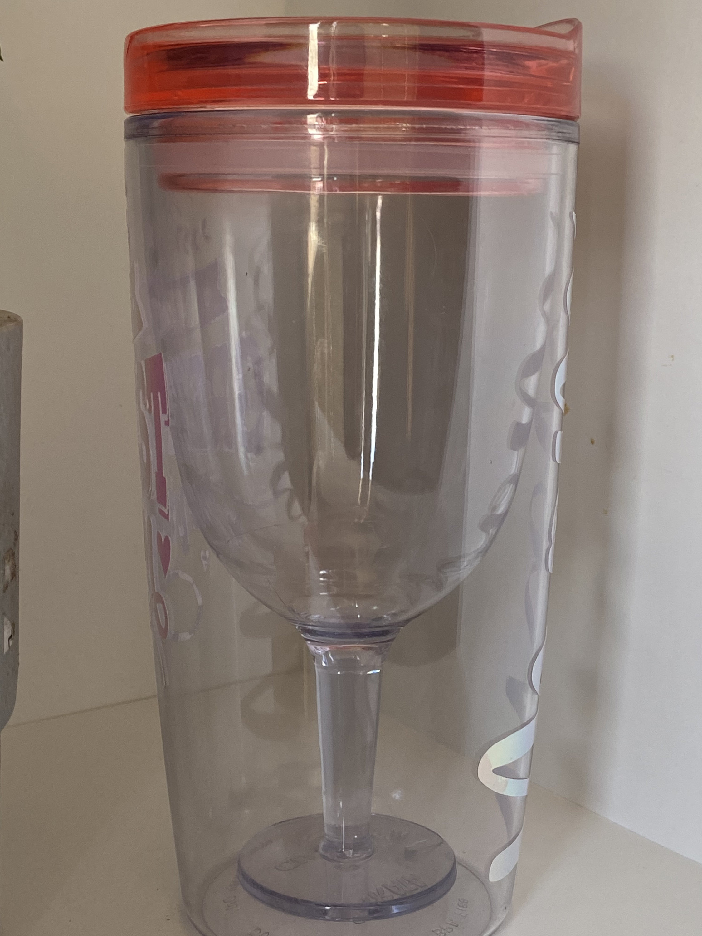 Adult Sippy Cup Wine To Go Plastic Wine Glass Unbreakable Etsy