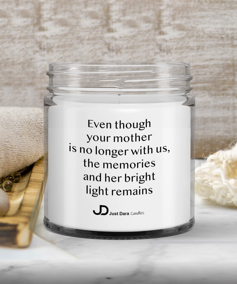 Memory Candles for Deceased Mother. Gift Idea for Sympathy Etsy
