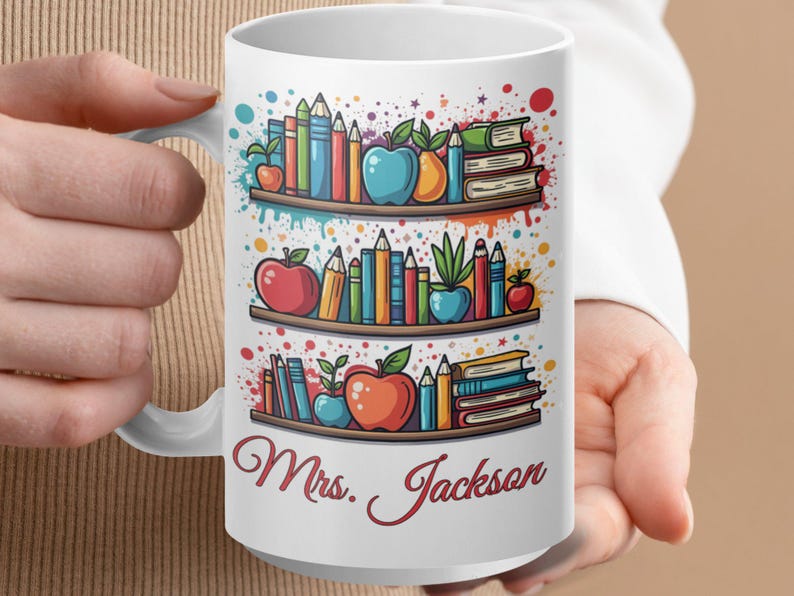 Teacher Appreciation Mug, Customizable Teacher Gift, Thank You Gift for