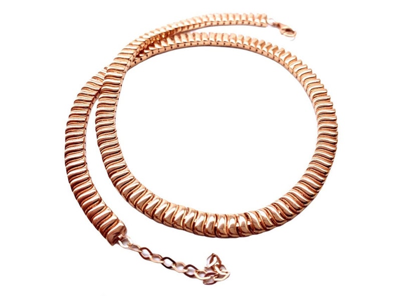 Gold Layering Chain Gold Herringbone Chain Wave Chain 925 Solid Sterling Silver Rose Gold Vermeil Thick Twist Chain Necklace