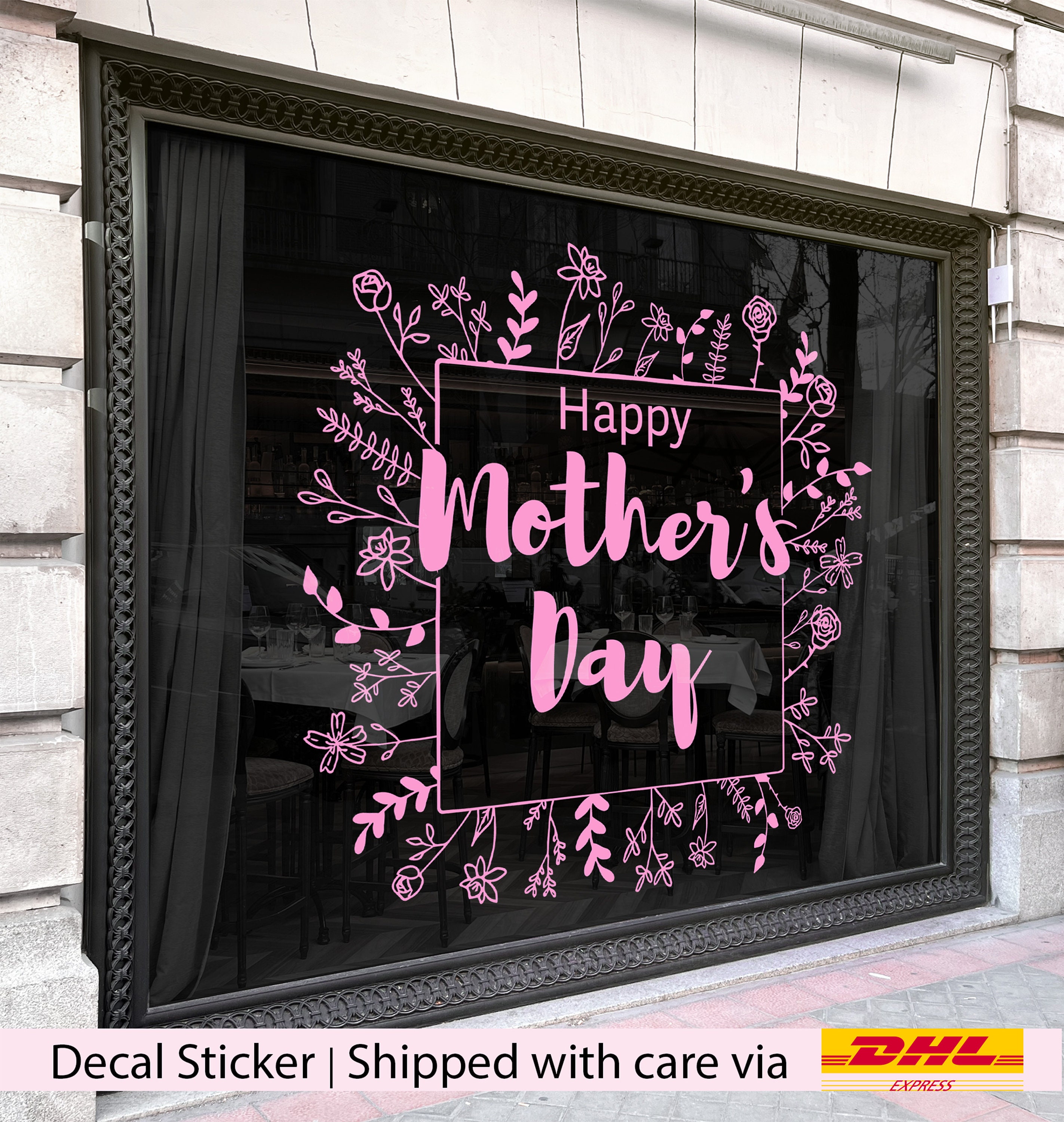 2 X MOTHER'S DAY GIFTS IN STORE - Retail Window Decals – Vinyl Sticker - Foto 3