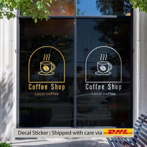 Personalised Business Logo Decals - Enhance Your Shopfront with Customised Signage, Window and Wall Decals for Shop Decoration