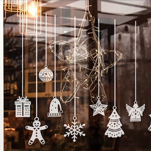 Window decor // Christmas decoration // Front shop Decor // Christmas Sticker // Custom Made