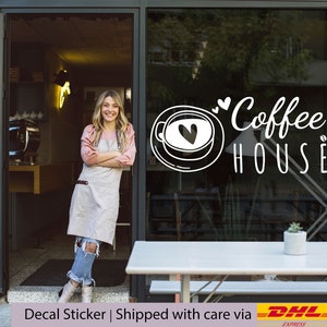 Make a Statement with Coffee House Wall Decals, Coffee House Signage: Eye-Catching Designs for Your Shop, Make a Statement Shop Wall Decals