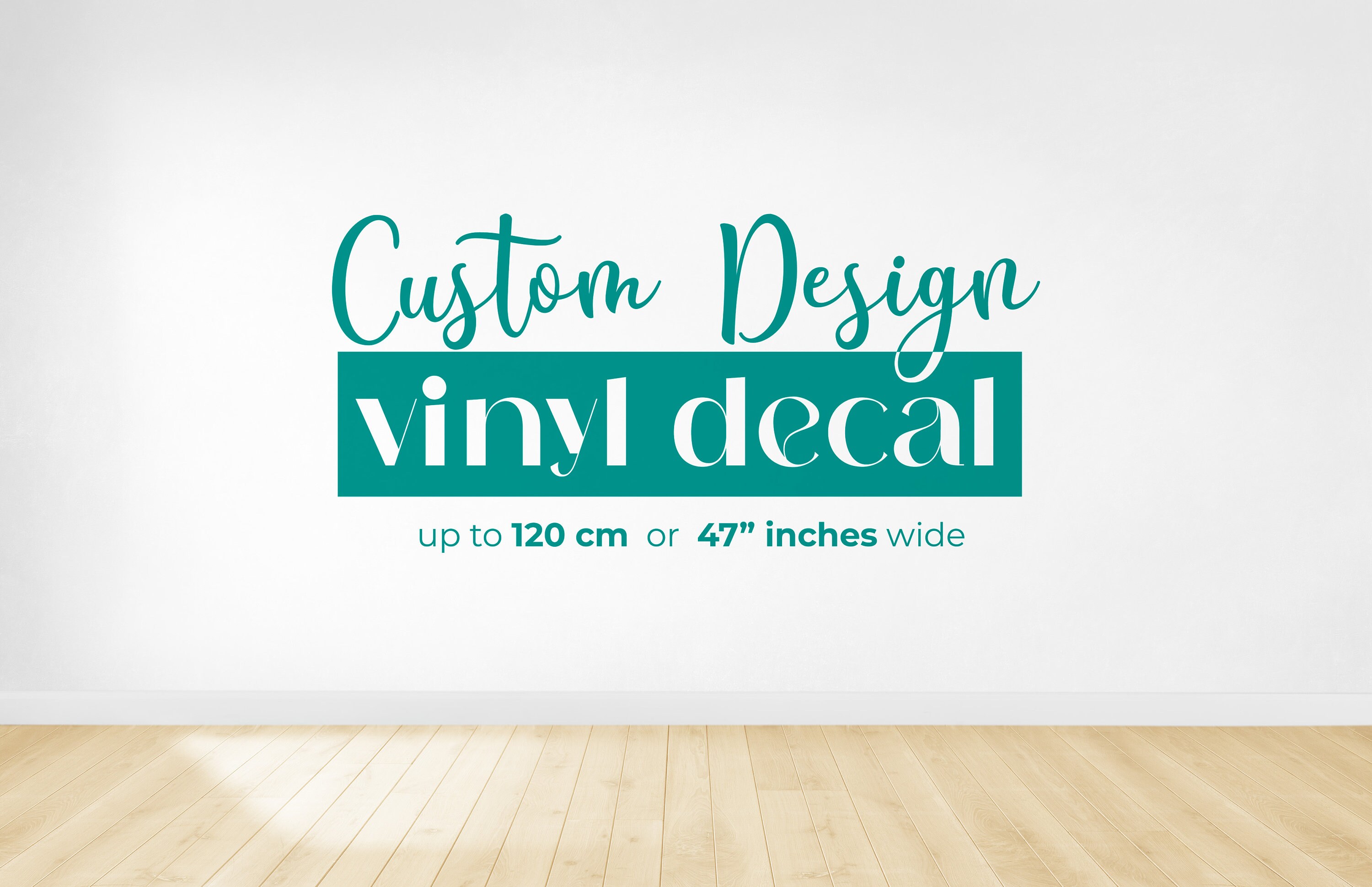 Large Custom Business Logo Vinyl Decal Sticker for Window and Wall ...