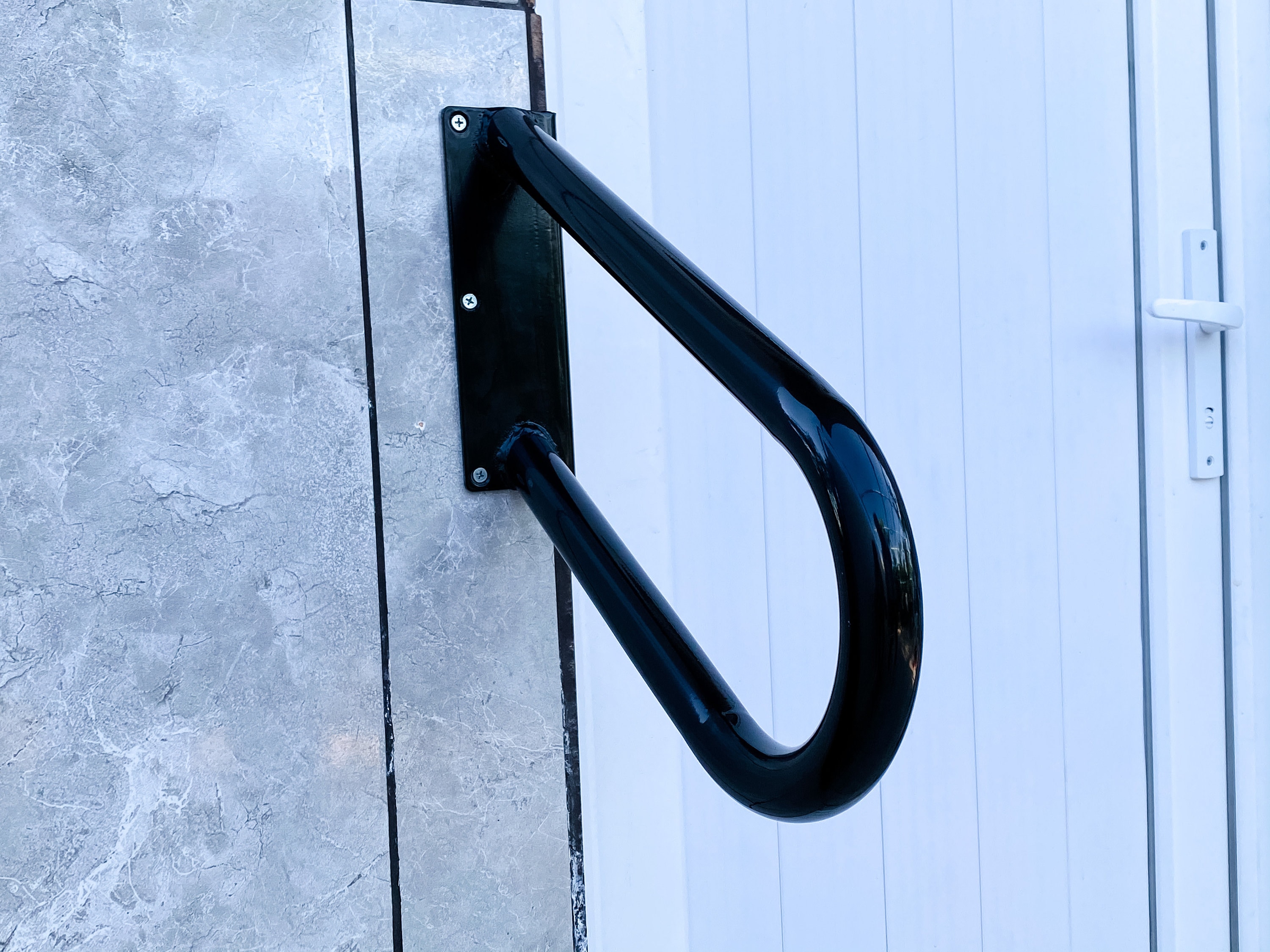 Handrail for 12 Step Jamb Mount Railing Movemetal Handrail Etsy