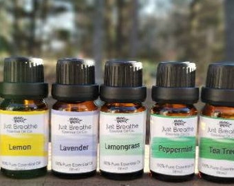 100% Pure Essential Oils| Beginner Essential Oils Set| Therapeutic Premium Grade | Essential Oils Gift Set | Aromatherapy Gift Set