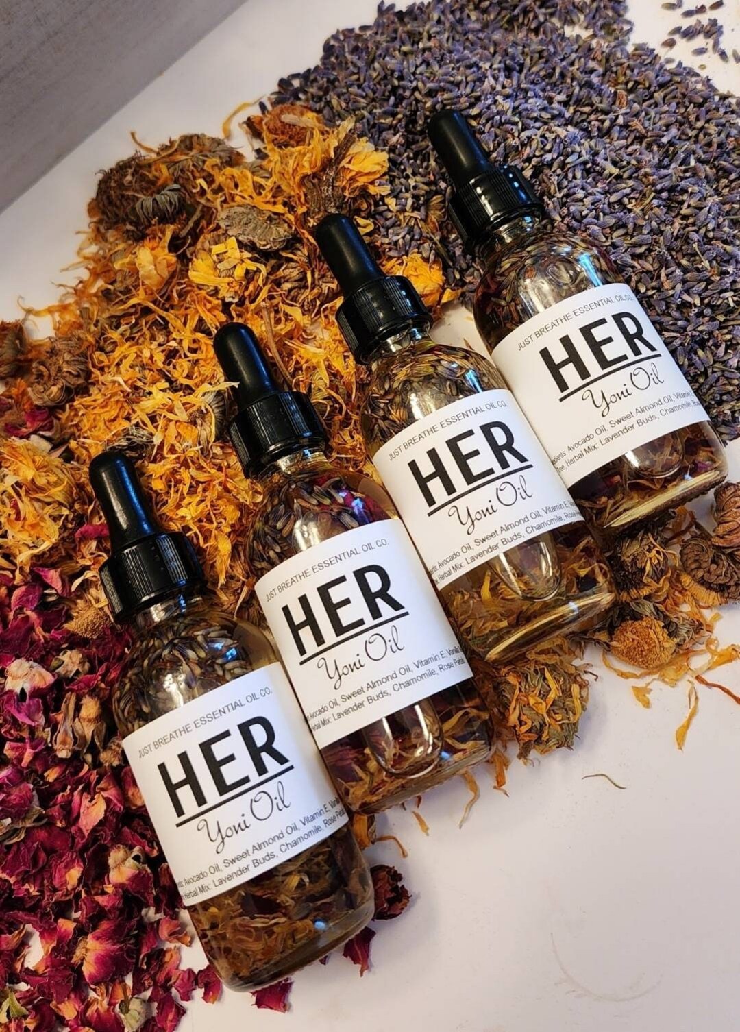 Yoni Oil Herb Infused Oils Body Oil Yoni Care Vaginal Etsy