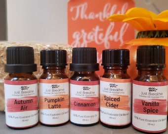 Fall Essential Oils Set | 100% Pure Essential Oils Blends - Fall Collection |Pure Essential Oils | |Essential Oils Gift Set | Premium Grade