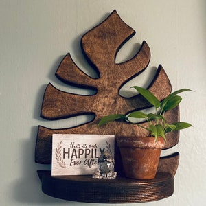 Wall shelf, monstera shelf, plant stand, wall hanging, wall art, plant decor, hanging shelf, floating shelf, wall decor, valentines gift