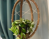 Eggshell basket, plant hanger, plant stand, wood plant basket, macrame, plant pot, hanging basket, plants, hanging planter, basket, hanger,