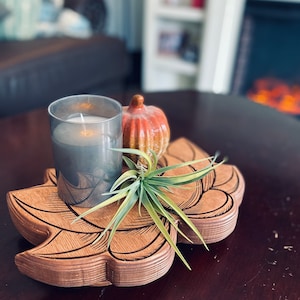 Lotus, tray, coffee table decor, coffee table decor, plant stand, table top tray, table decor, candle holder, remote holder, wood tray,