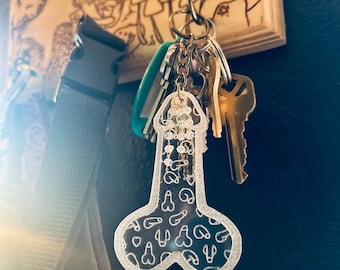 size matters, keychain, gift