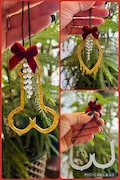 naughty tree ornament, lady bits, Mr. Morningwood, gift, funny, glitter, Christmas, stocking stuffer