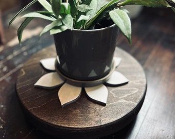 Support pour pops fleurs, support pour plantes, fée, table d'appoint, décoration bohème, décoration de jardin, cadeau pour amateur de plantes, cadeau d'anniversaire pour maman, cadeau d'anniversaire,