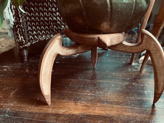 KESOTO Supporto per Piante in Legno, Sgabello Decorativo