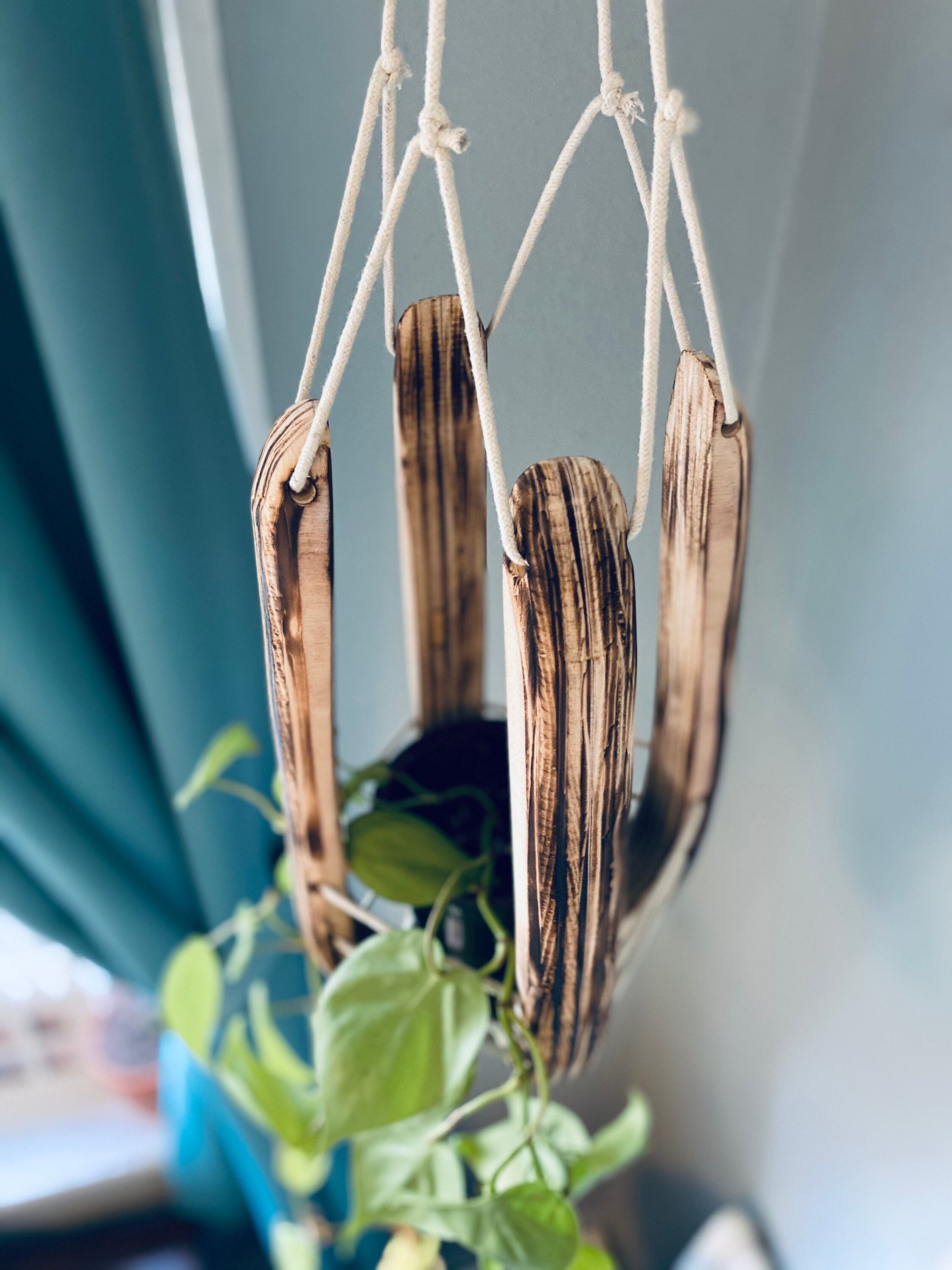 blumenampel aus korb