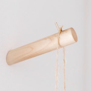 Pflanzenhaken - Holzpflanzenhalter für die Wand - Schöne Pflanzendekoration - Holzwand-Pflanzenhaken