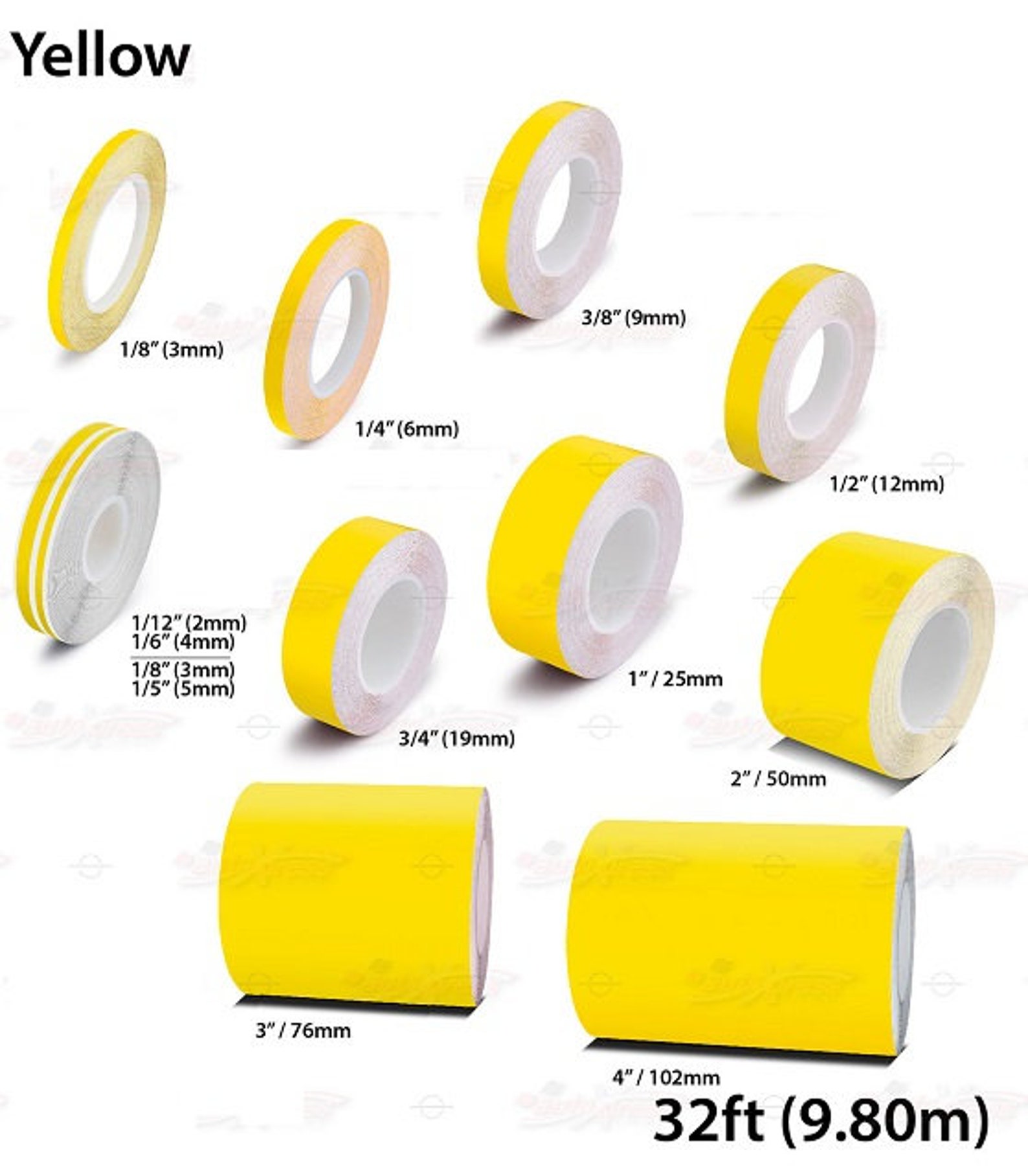 Yellow Vinyl Pinstriping Pin Stripe Car Motorcycle Line Tape Etsy