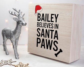 Personalised Pets Santa Paws Christmas Eve Box | Pet Christmas Eve Box | Christmas Eve Box | Santa Paws | Christmas Eve Box for Pets | UK