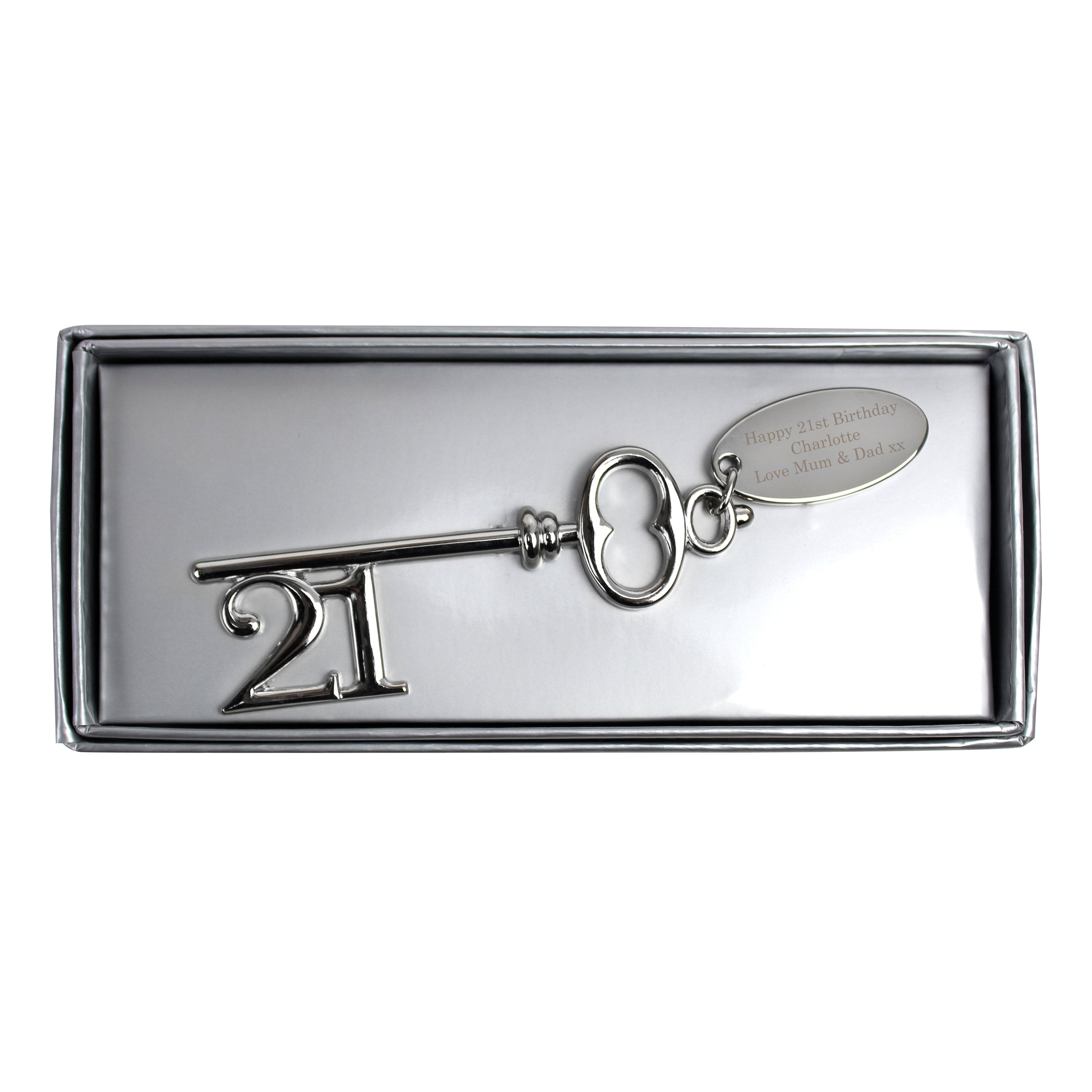 Personalised 21st Birthday Key 21st Birthday Key Gift for a Etsy