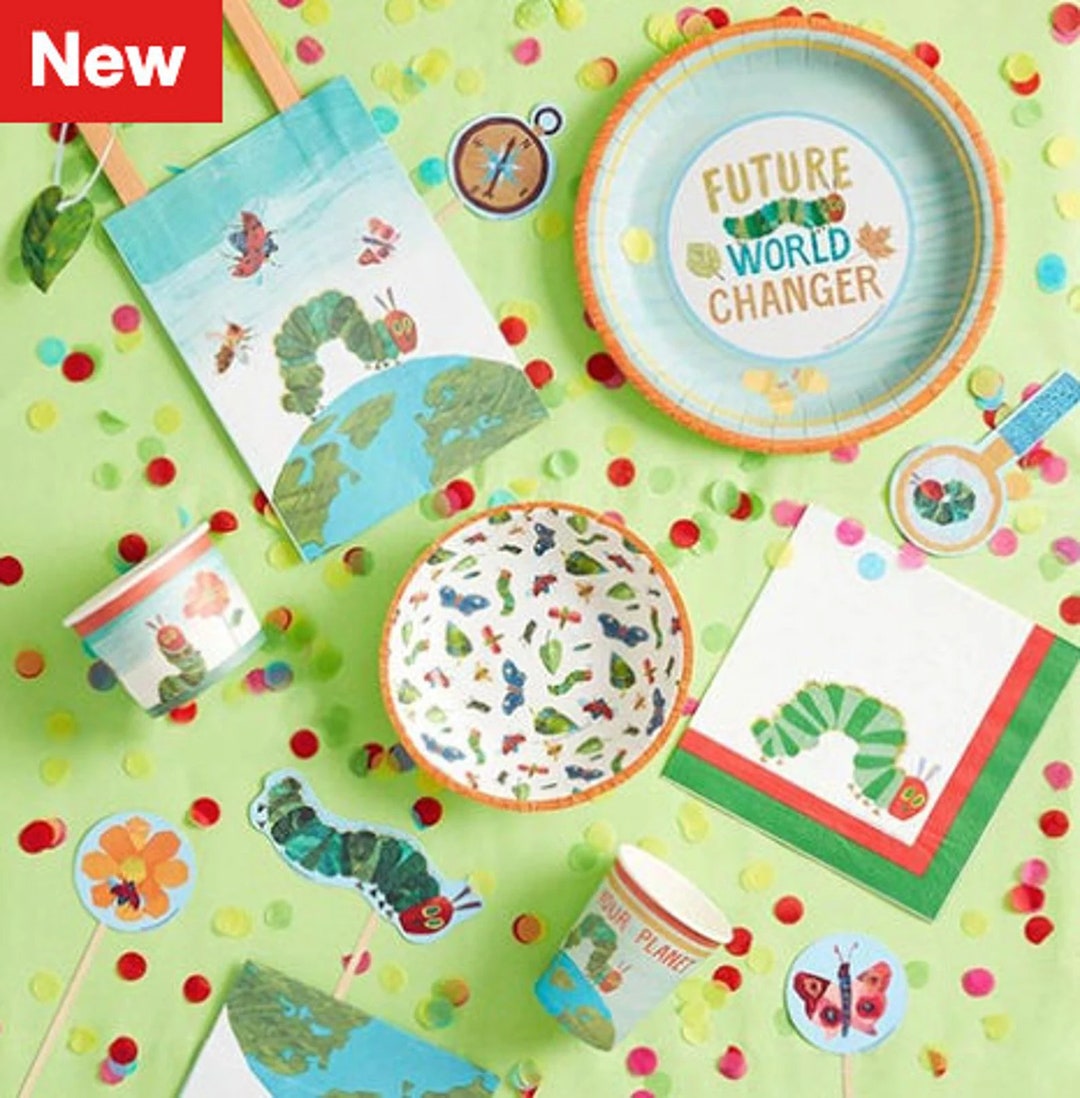 The Very Hungry Caterpillar Party Supplies Birthday Party Party Ware Caterpillar Party Surprise