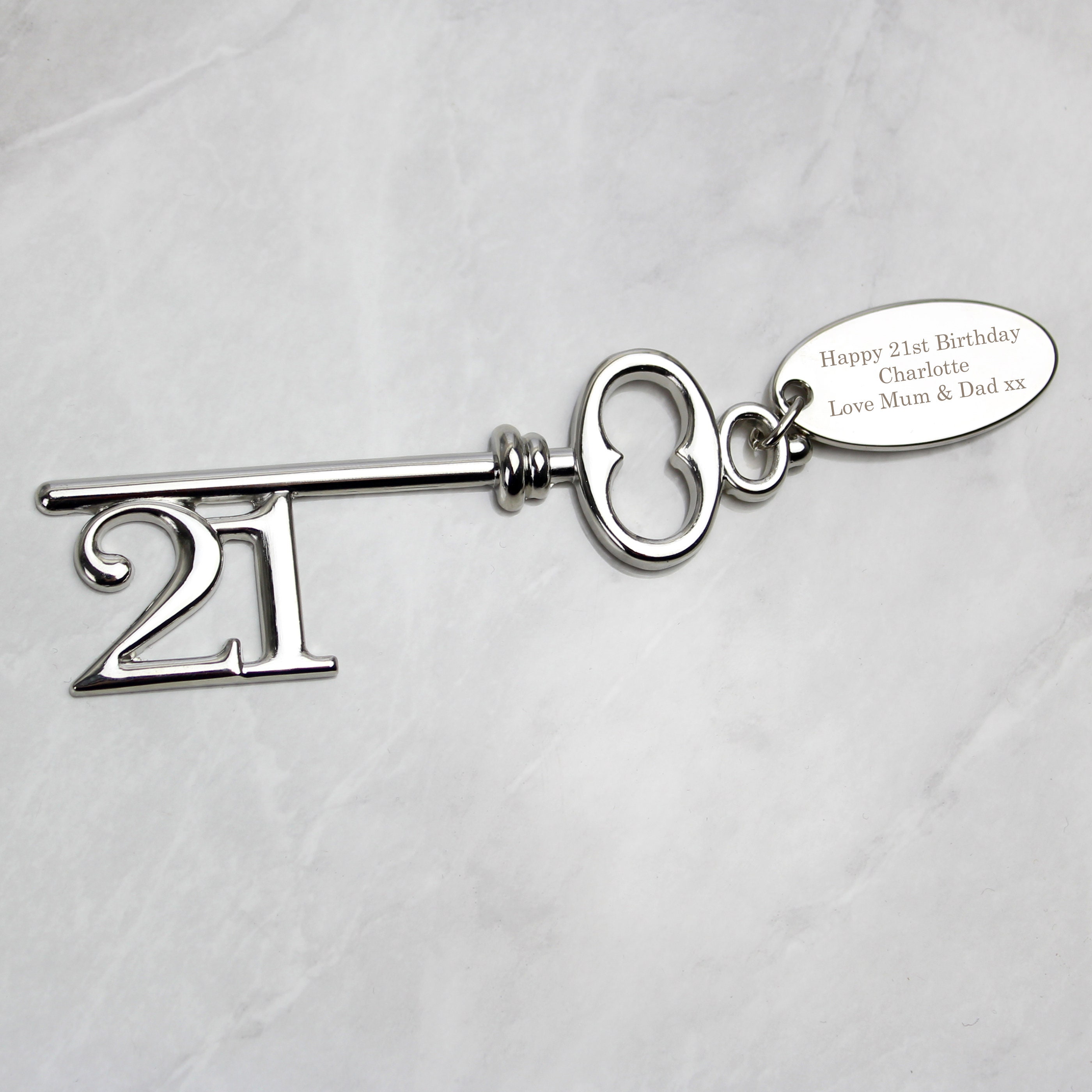 Personalised 21st Birthday Key 21st Birthday Key Gift for a Etsy