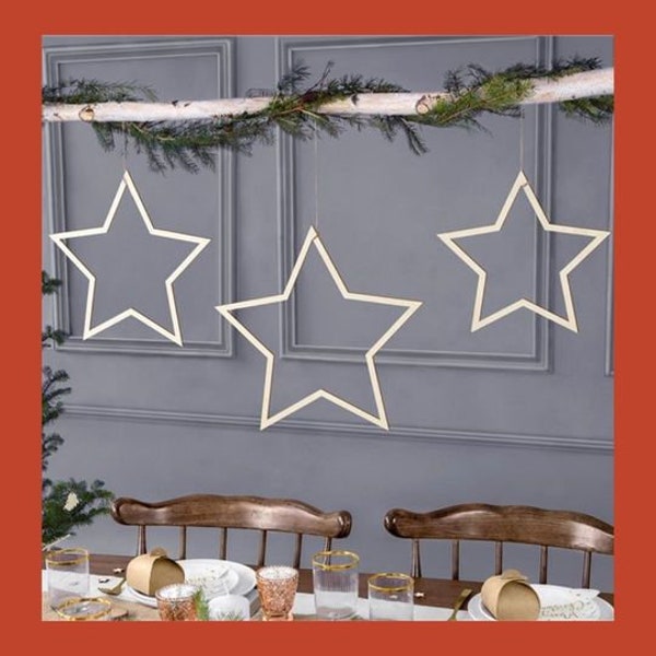 Wooden Christmas Decorations Etsy UK