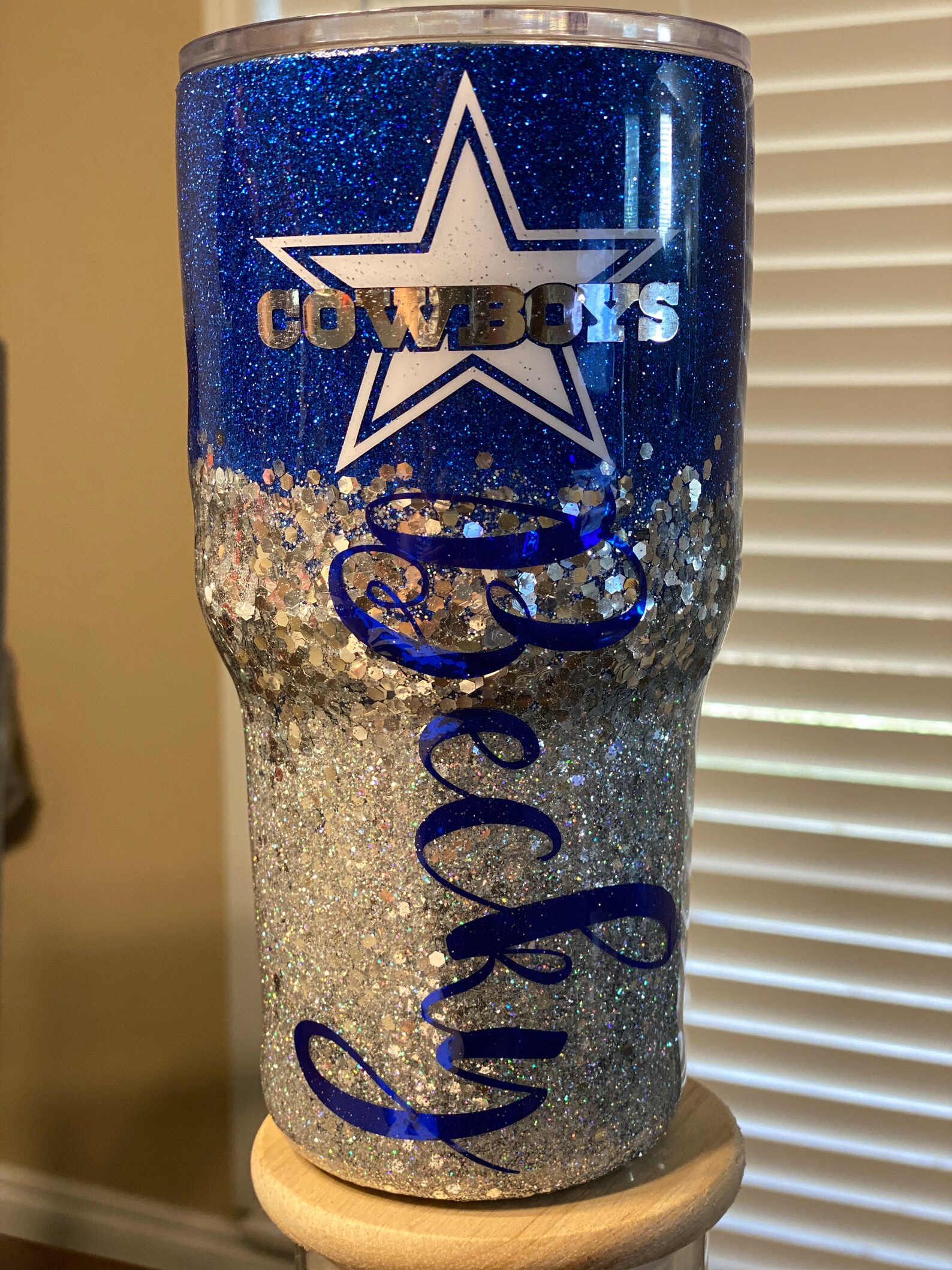 Customized Cowboys Tumbler Etsy