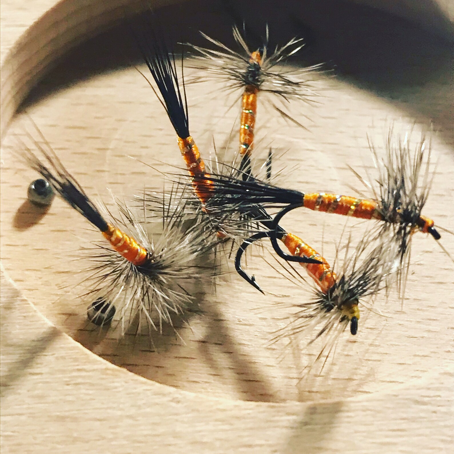 Hand tied flies. Gray hackle fly. Trout flies dry flies fly Etsy