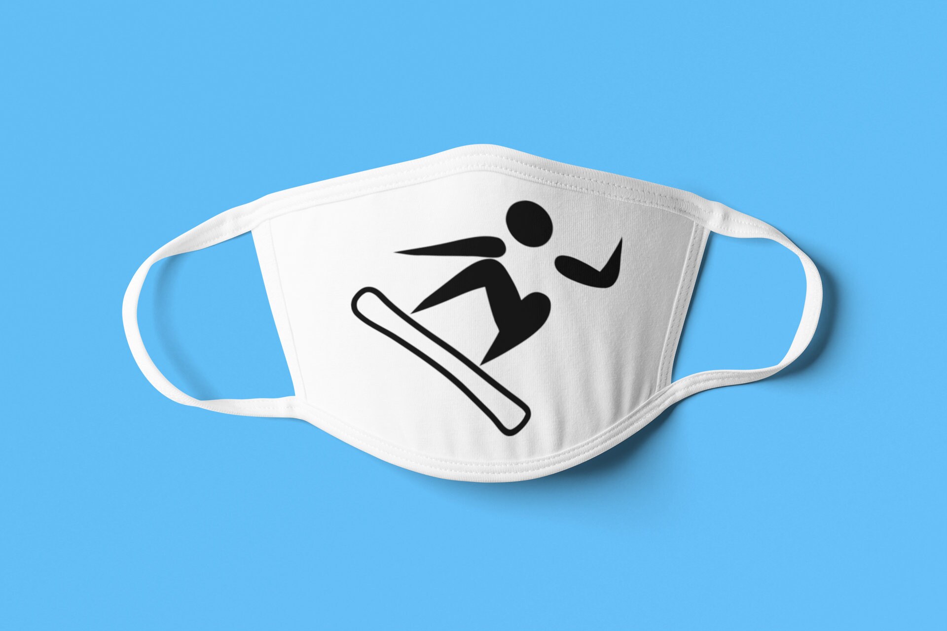 Snowboard mask beautiful face mask gift for her for him Etsy