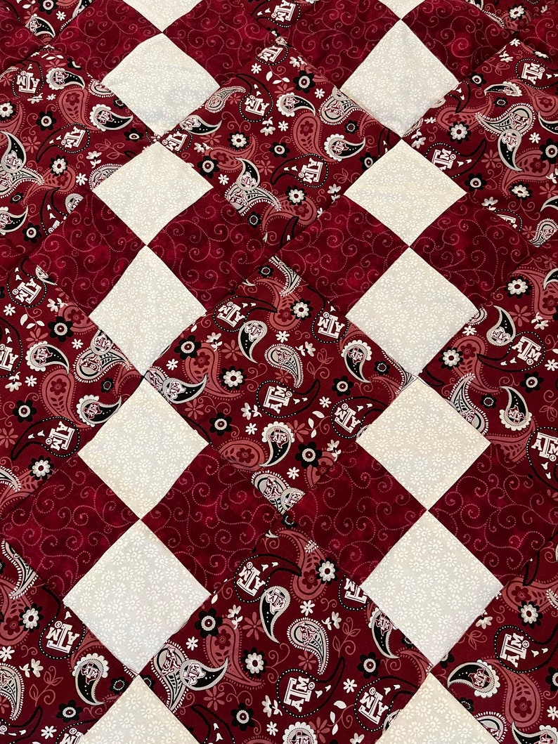 This Aggie Paisley Quilt is a Favorite It Features Aggie Paisley Print
