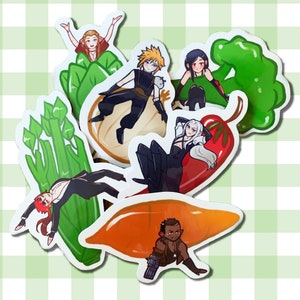 Final Fantasy 7 Veggie Stickers
