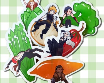 Final Fantasy 7 Veggie Stickers