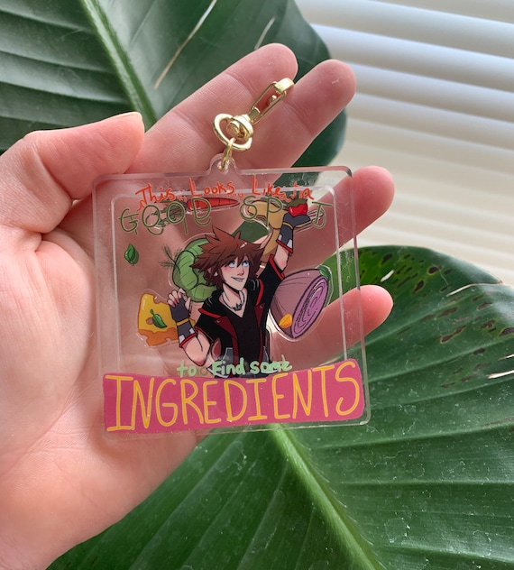 Sora Ingredients Acrylic Shaker Charm Kingdom Hearts 3 - Etsy