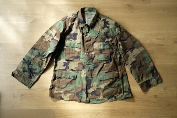 Vintage military Camo field jacket