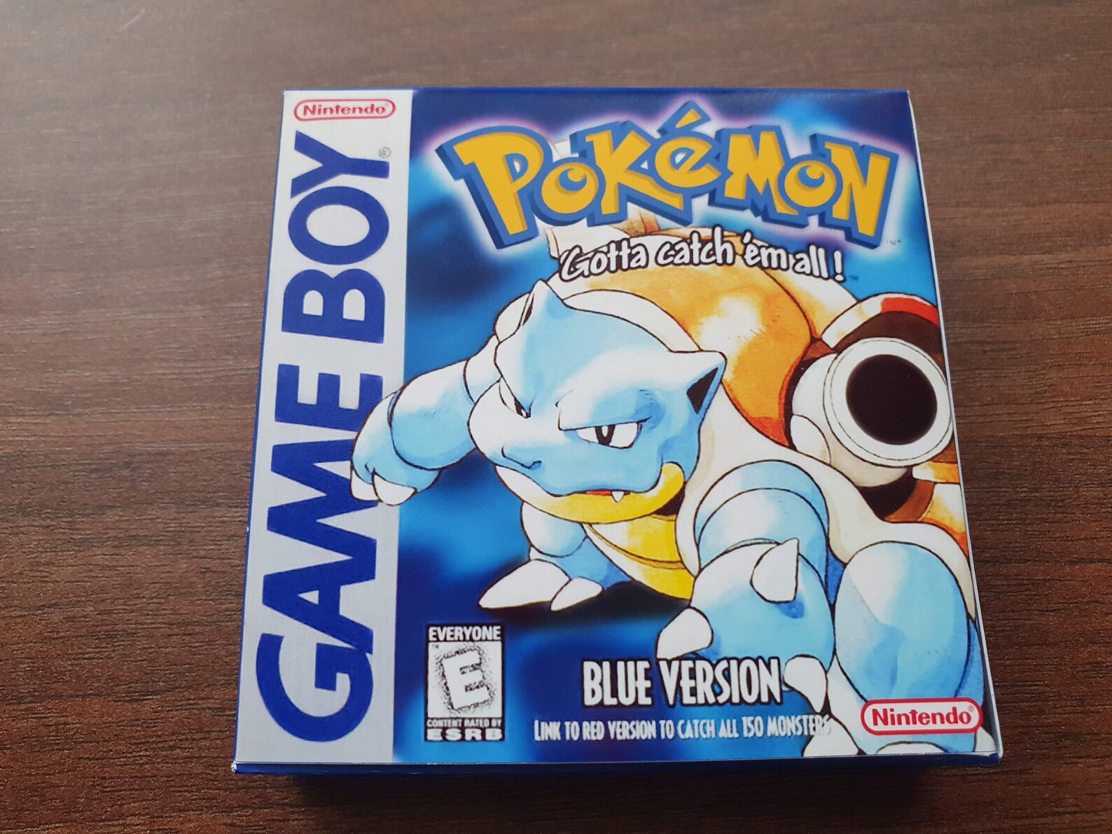 Printed Pokémon Blue Gameboy mini box Etsy