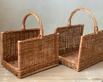 Firewood Basket, Large Wicker Basket, Firewood Basket, Willow Basket