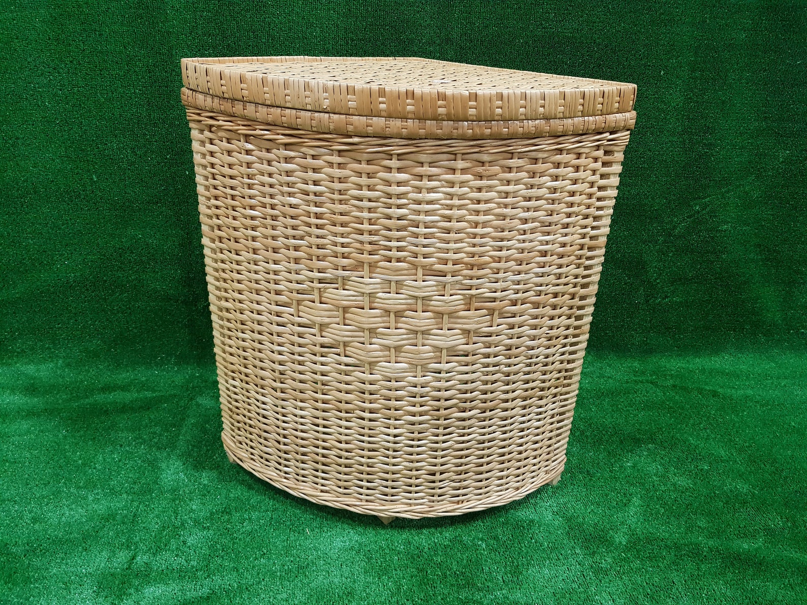 Сorner Laundry Basket Wicker Basket Wicker Basket for Etsy