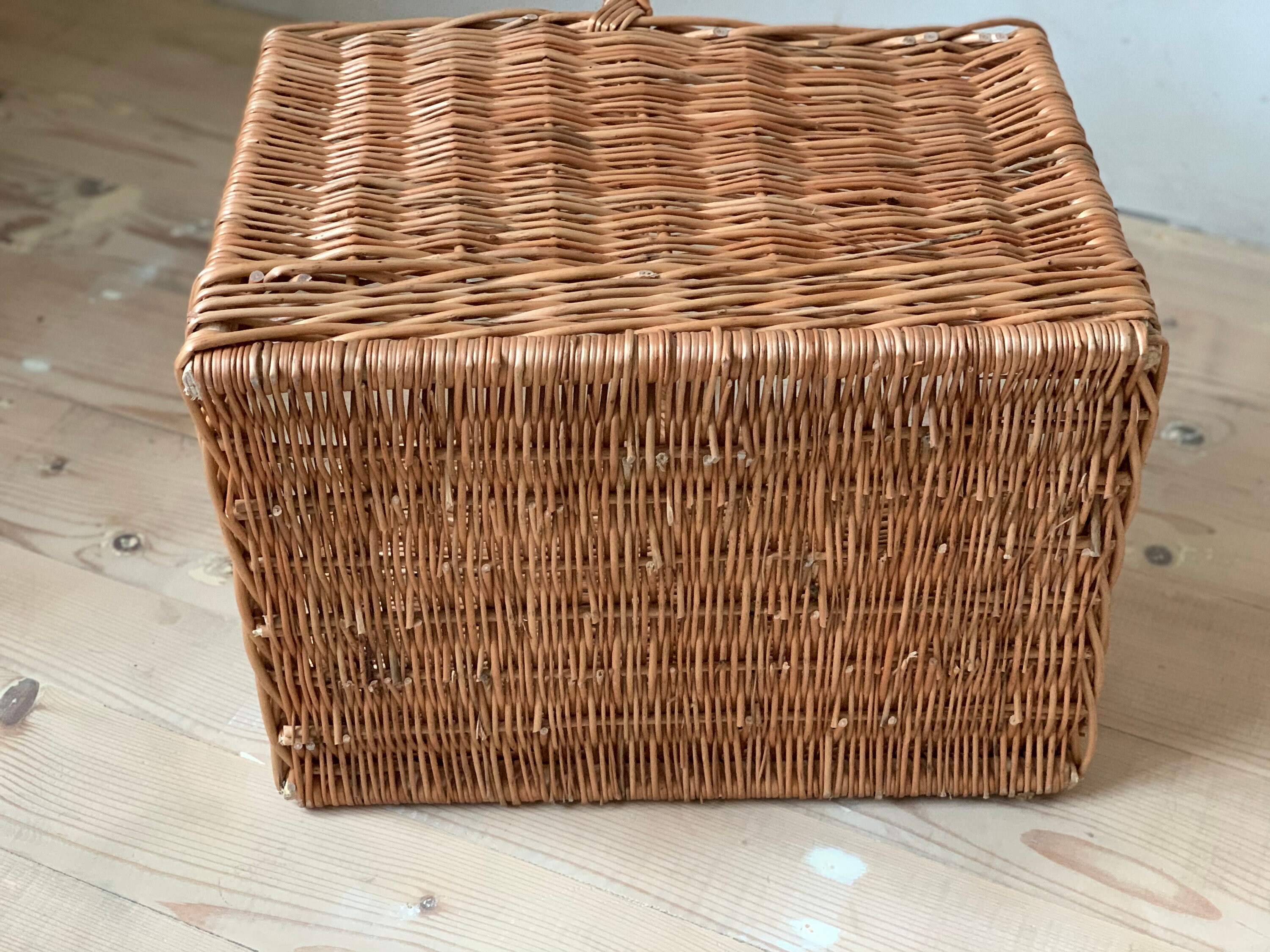 Firewood Basket Large Wicker Basket Firewood Basket Willow Etsy
