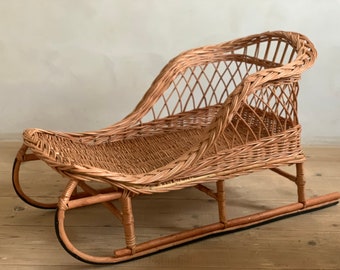 Kinder-Weihnachtsschlitten, Weihnachtsmanns Schlitten, Schlitten, Vintage-Schlitten